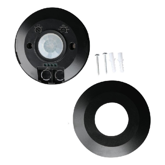 VT-8027 Sensore di movimento PIR infrarosso SLIM colore nero a plafone IP20 da soffitto 360° sku  5087-Leggi tutto