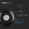 VT-8027 Sensore di movimento PIR infrarosso SLIM colore nero a plafone IP20 da soffitto 360° sku  5087