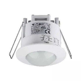 VT-8029 Sensore di movimento infrarossi PIR 360° a incasso da soffitto  IP20 sku 5090-Leggi tutto