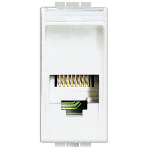N4258/11N Living Light connettore telefonico bianco RJ11 N4258/11N Living Light connettore telefonico bianco RJ11-Leggi tutto