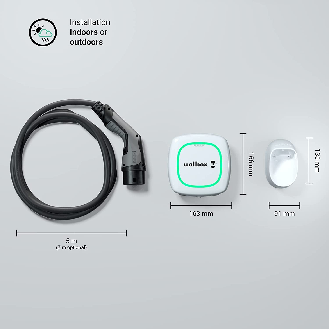 Caricatore auto elettrica stazione  Plus 7,4 kW, connettore Tipo 2 con Cavo di 5 Metri. Connettività Bluetooth e Wi-Fi-Leggi tutto