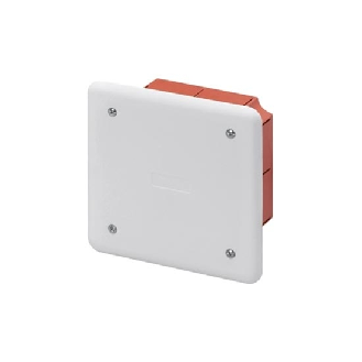 Cassetta di derivazione da incasso muro 92x92x45 con coperchio e viti IP40  FG10208-Leggi tutto