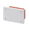 Cassetta di derivazione da incasso muro 161x130x70 con coperchio e viti IP40  - FG10213