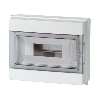 Centralino da parete stagno 12  moduli con portello azzurrato 290x240x105mm IP65  - FG14512