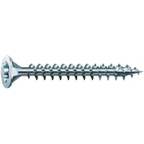 Vis à bois aggloméré tête fraisée empreinte Torx entièrement filetée revêtement WIROX 45x25mm boîte de 1000p-Lire la description