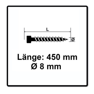 SPAX ZylKo T-STAR+ 8,0x450 VG Wirox-Beschreibung lesen