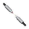Sensore - fotoelettrico: fibra di plastica PIT46UHT1, modalità opposta. Core Dia.: 1 mm