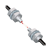 Sensore - fotoelettrico: fibra di plastica PIT46UHT1, modalità opposta. Core Dia.: 1 mm