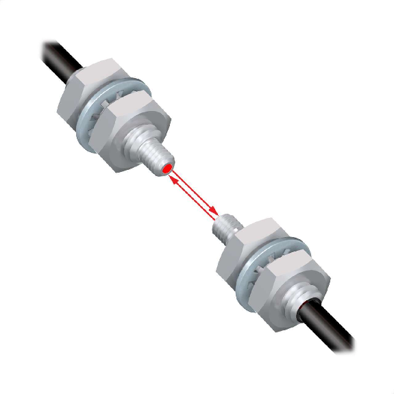 Sensore - fotoelettrico: fibra di plastica PIT46UHT1, modalità opposta. Core Dia.: 1 mm-Leggi tutto