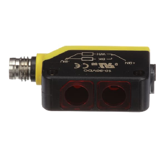 Sensore - fotoelettrico: Q20PDQ7 WORLD-BEAM Q20 Series: Diffuso (rosso)-Leggi tutto