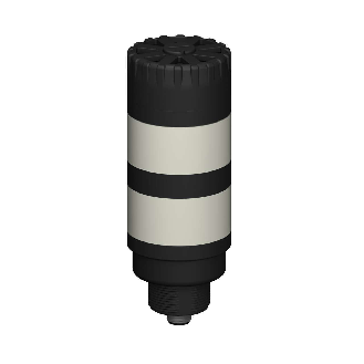 Illuminazione e luci di segnalazione: TL50P2AQ TL50 Pro Tower Light con udibile, Standard Black Housing: 2 segmenti illuminati. Tensione: 10-30 V dc-Leggi tutto
