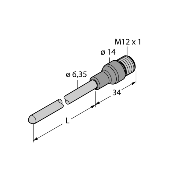 Sensore - temperatura: TP-206.35A-CF-H1141-L050 Rilevamento temperatura-Leggi tutto