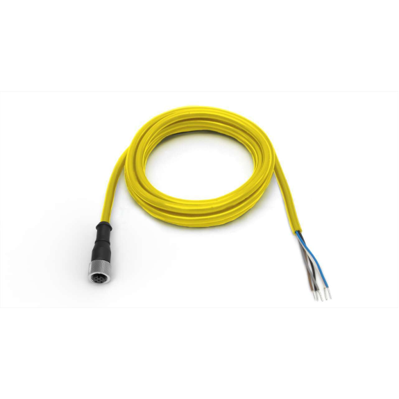 Safety: QDE-5100D Cordset A-Code M12 Single Ended-Leggi tutto