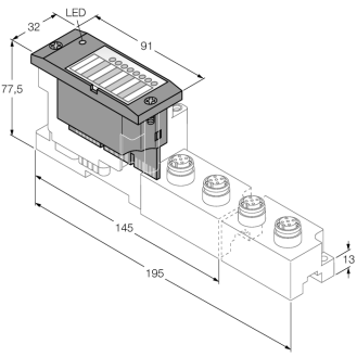 Fieldbus FA - Blocco I/O IP67: modulo elettronico BL67-2AI-V BL67-Leggi tutto