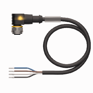 Connettore - per Sensori e attuatori: WKC4.4T-P7X2-5/TEL Cavo attuatore e Sensore-Leggi tutto
