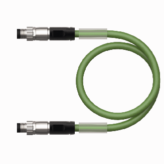 Connettore - per Sensori e attuatori: PSGS4M-PSGS4M-4414-0.1M Industrial Ethernet Cable-Leggi tutto