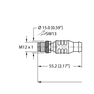 Connettore - per Sensori e attuatori: RSSX RJ45S 841-2M M12-Leggi tutto