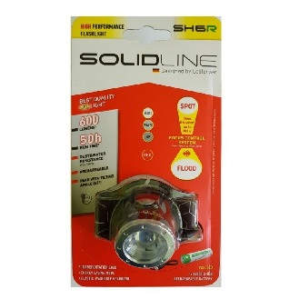 Linterna LED frontal recargable Solidline SH6R-Leer más