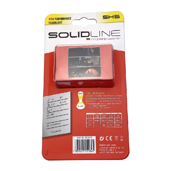Linterna LED frontal Solidline SH5-Leer más