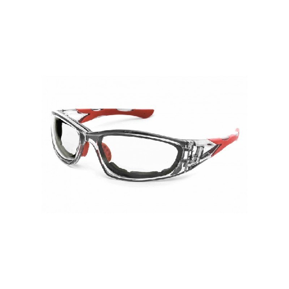Gafas F1  incoloras con protector interior de FOAM-Leer más