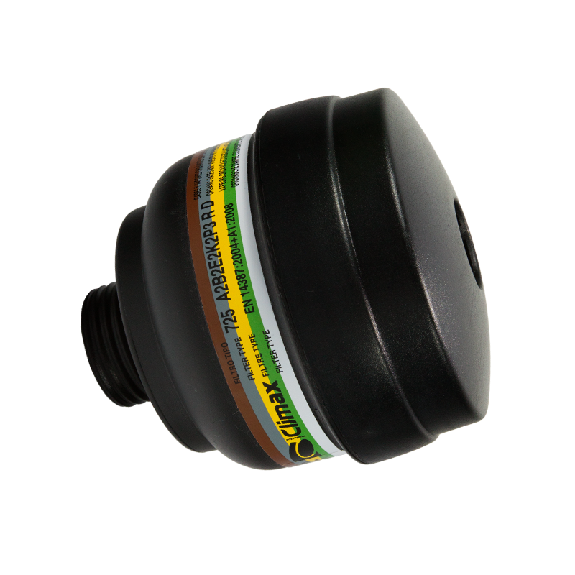 Filtro respiratorio A2 B2 E2 K2 HG P3  725-Leer más
