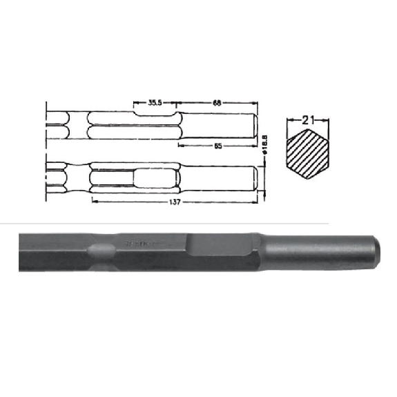 Ciseau hexagonal pour insert kango-Beschreibung lesen