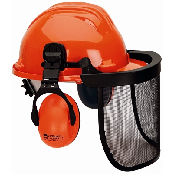 Kit Forestal  con casco tirreno, visor de malla y protector auditivo.-Leer más