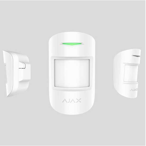 AJMP MotionProtect Rilevatore volumetrico PIR senza fili wireless 868MHz con immunità agli animali domestici bianco AJMP MotionProtect Rilevatore volumetrico PIR senza fili wireless 868MHz con immunità agli animali domestici bianco-Leggi tutto