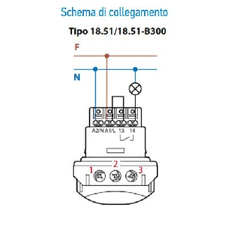 Rilevatore di movimento e di presenza da interno colore bianco Tipo 18.51  185182300300-Leggi tutto