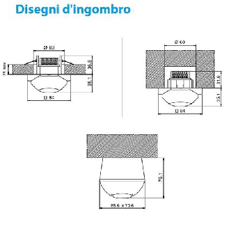 Rilevatore di movimento e di presenza da interno colore bianco Tipo 18.51  185182300300-Leggi tutto