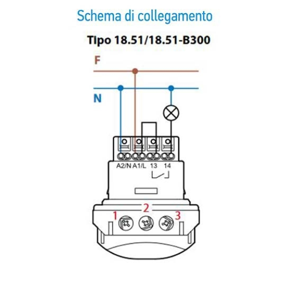 Rilevatore di movimento e di presenza da interno colore bianco Tipo 18.51  185182300300-Leggi tutto