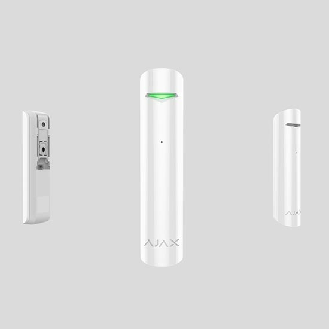 GlassProtect AJGP Rilevatore rottura vetri senza fili 868MHz wireless colore bianco-Leggi tutto