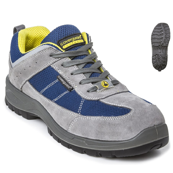 Coverguard - Chaussure de sécurité basse bleu gris composite LEAD S1P SRC Coverguard - Chaussure de sécurité basse bleu gris composite LEAD S1P SRC-Lire la description