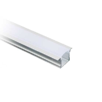 VT-8107 Profilo in alluminio da 2M milky cover incasso per striscia LED - sku 3351-Leggi tutto