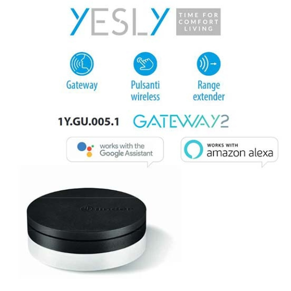 Gateway 2° Generazione WiFi per dispositivi YESLY e Termostato Smart BLISS2  Tipo 1C.B1  FIN1YGU0051-Leggi tutto