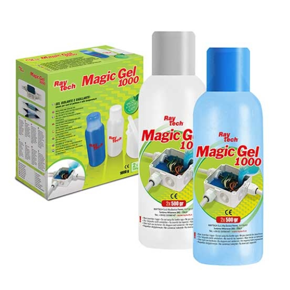 Gel bicomponente isolante e sigillante IP68 per sistemi di connessioni elettriche  MAGIC GEL 1000-Leggi tutto