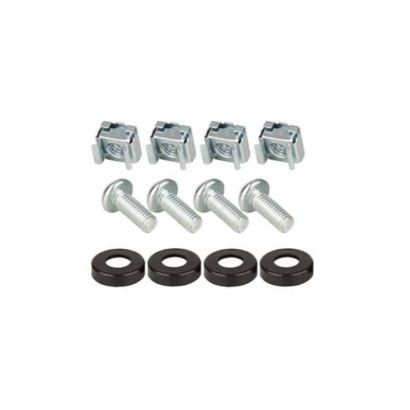 Scaffale estraibile 350mm 1U con maniglia per armadio Rack 19" Nero RAL9005 fornito di viti di montaggio-Leggi tutto