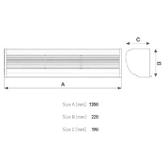 Barriere d'aria  AIR DOOR AD1200 - sku 65196-Leggi tutto