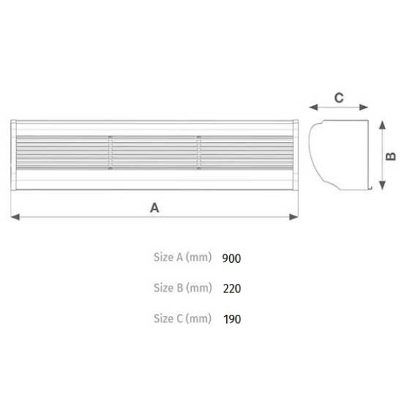 Barriere d'aria  AIR DOOR AD900 - sku 65195-Leggi tutto
