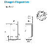 Relè crepuscolare 1 contatto NO 12A montaggio palo o parete per accensione lampade Tipo 10.51  105182300000