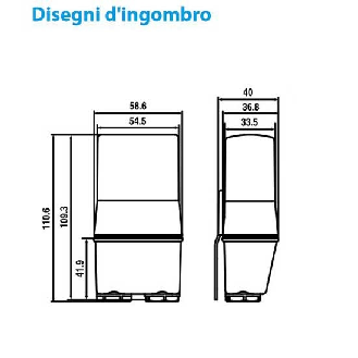Relè crepuscolare 1 contatto NO 16A montaggio palo o parete per accensione lampade Tipo 10.41  104182300000-Leggi tutto