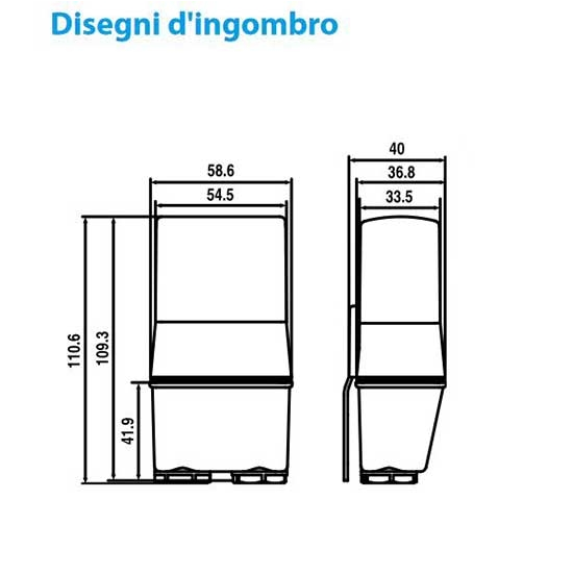 Relè crepuscolare 1 contatto NO 16A montaggio palo o parete per accensione lampade Tipo 10.41  104182300000-Leggi tutto