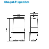 Relè crepuscolare 1 contatto NO 16A montaggio palo o parete per accensione lampade Tipo 10.41  104182300000