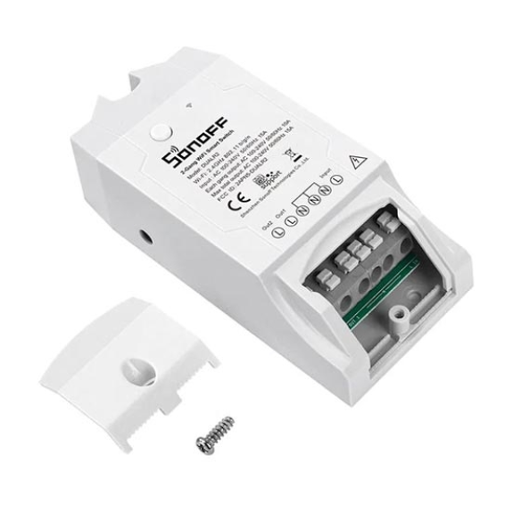 Interruttore universale smart switch WiFi controllo 2Ch linee indipendenti con temporizzazione  DUALR2-Leggi tutto