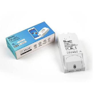 Interruttore universale smart switch WiFi controllo 2Ch linee indipendenti con temporizzazione  DUALR2-Leggi tutto