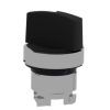 Schneider Electric - Wahlschalter, Frontelement, Harmony XB4, Metall, 22mm, schwarz, 2 Stellungen