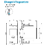 Interruttore orario settimanale digitale smart NFC 1 contatto 16A 2 modalità di programmazioni Tipo 12.61  126182300000
