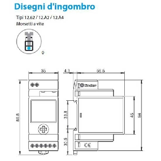 Interruttore orario settimanale digitale smart NFC 2 contatti 16A 2 modalità di programmazioni Tipo 12.62  126282300000-Leggi tutto