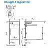Interruttore orario giornaliero/settimanale analogico/digitale smart NFC 1 contatto 16A 2 modalità di programmazioni Tipo 12.51  125182300000