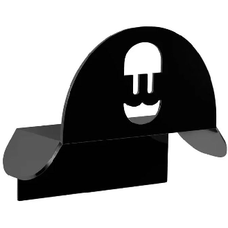 supporto murale in metallo per cavo HLD-B - nero-Leggi tutto
